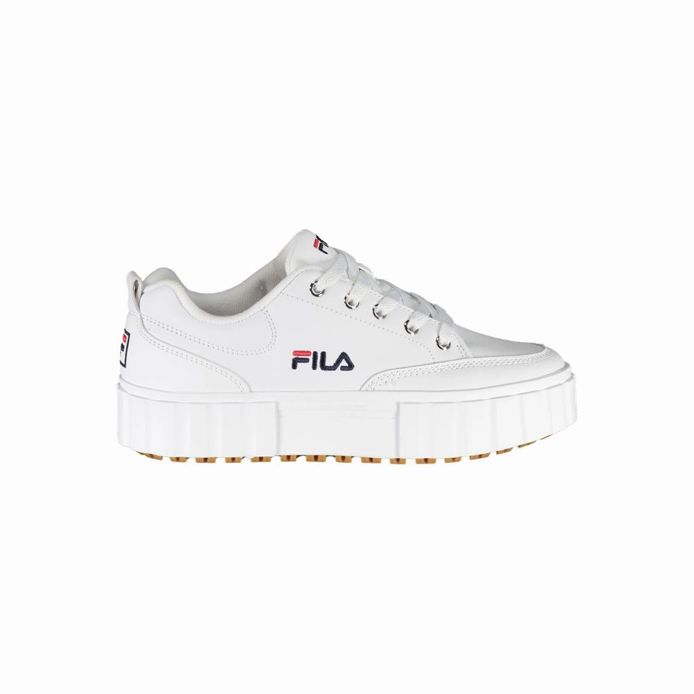Fila Chic White Wedge Sneakers with Embroidered Detail Dsw Platform Sneakers