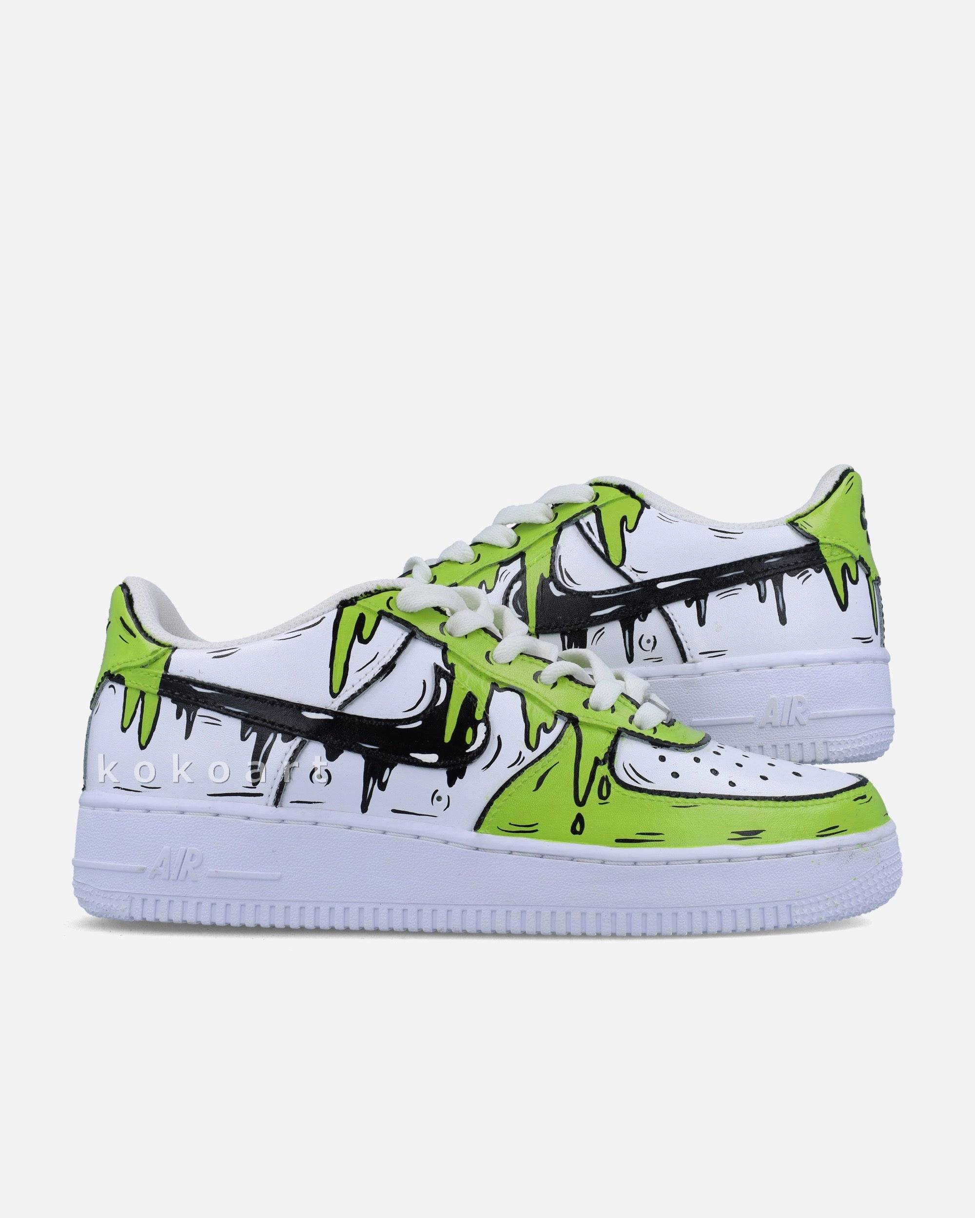 AF1 Colour Dripping Asics Shoes Design