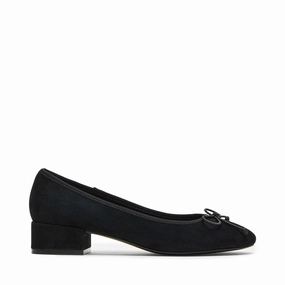 Cherisher Flat Shoe BLACK SUEDE Bridal Shoes
