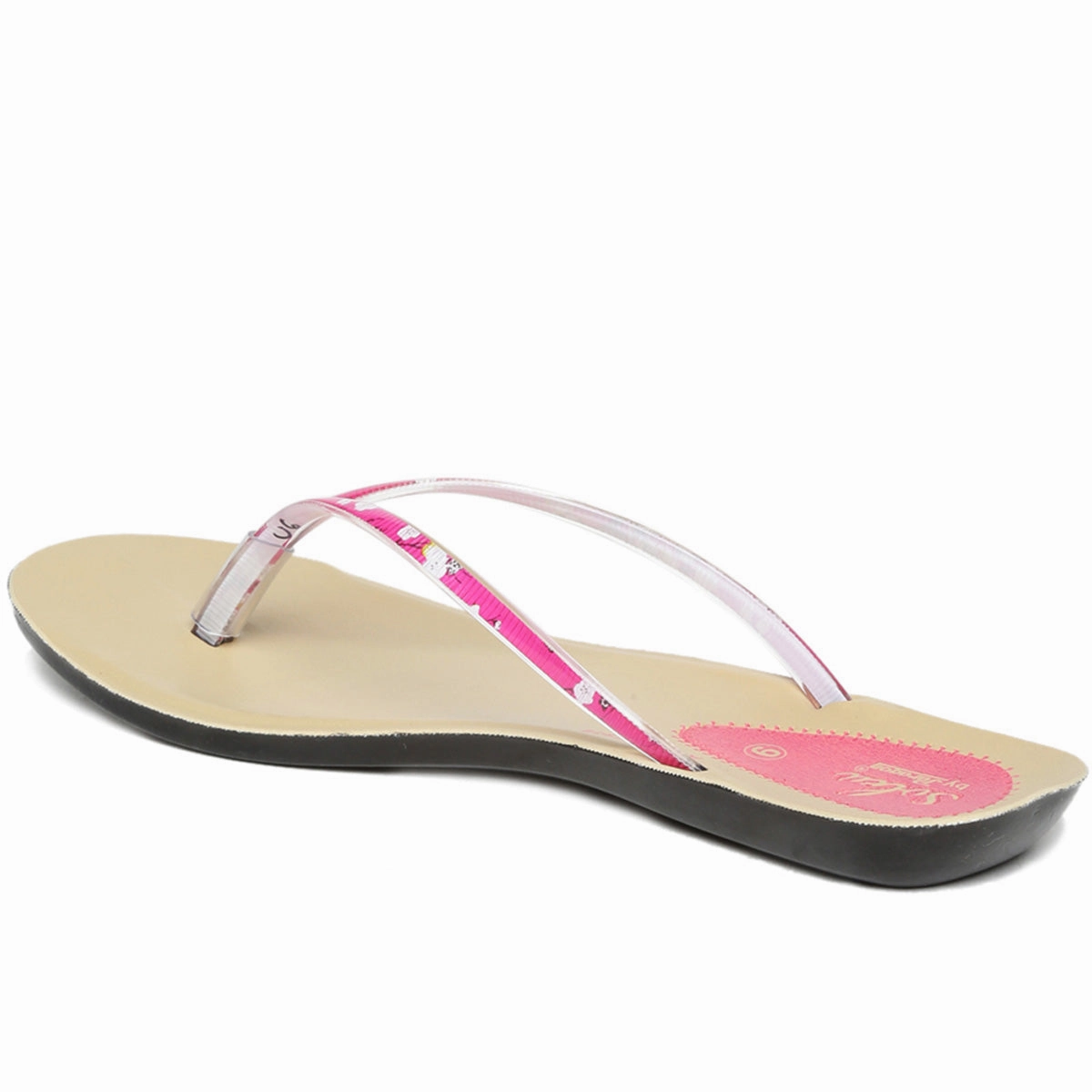 Women's Pink Solea Flip-Flops Driving Flip Flops Uk