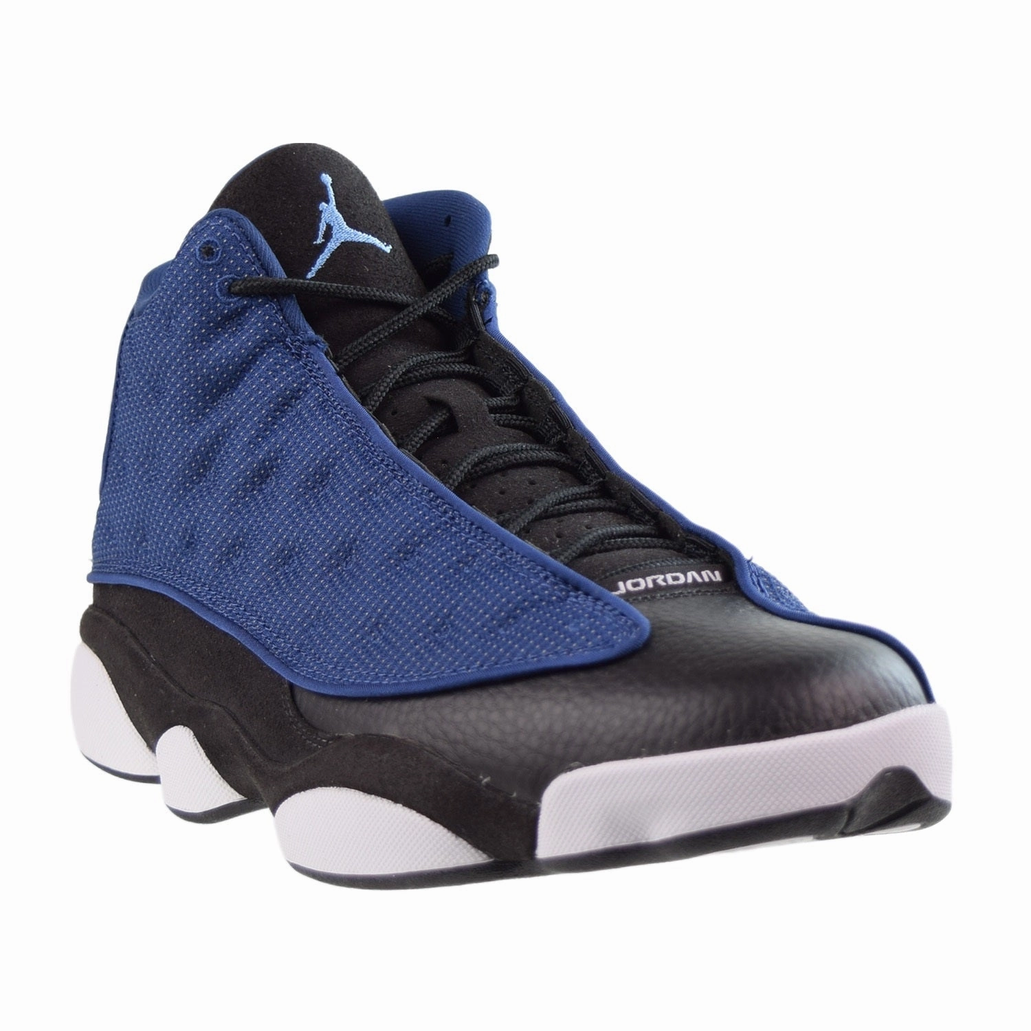 Casual Yellow Shoes Jordan 13 Retro Men's Shoes  Navy-Black-White