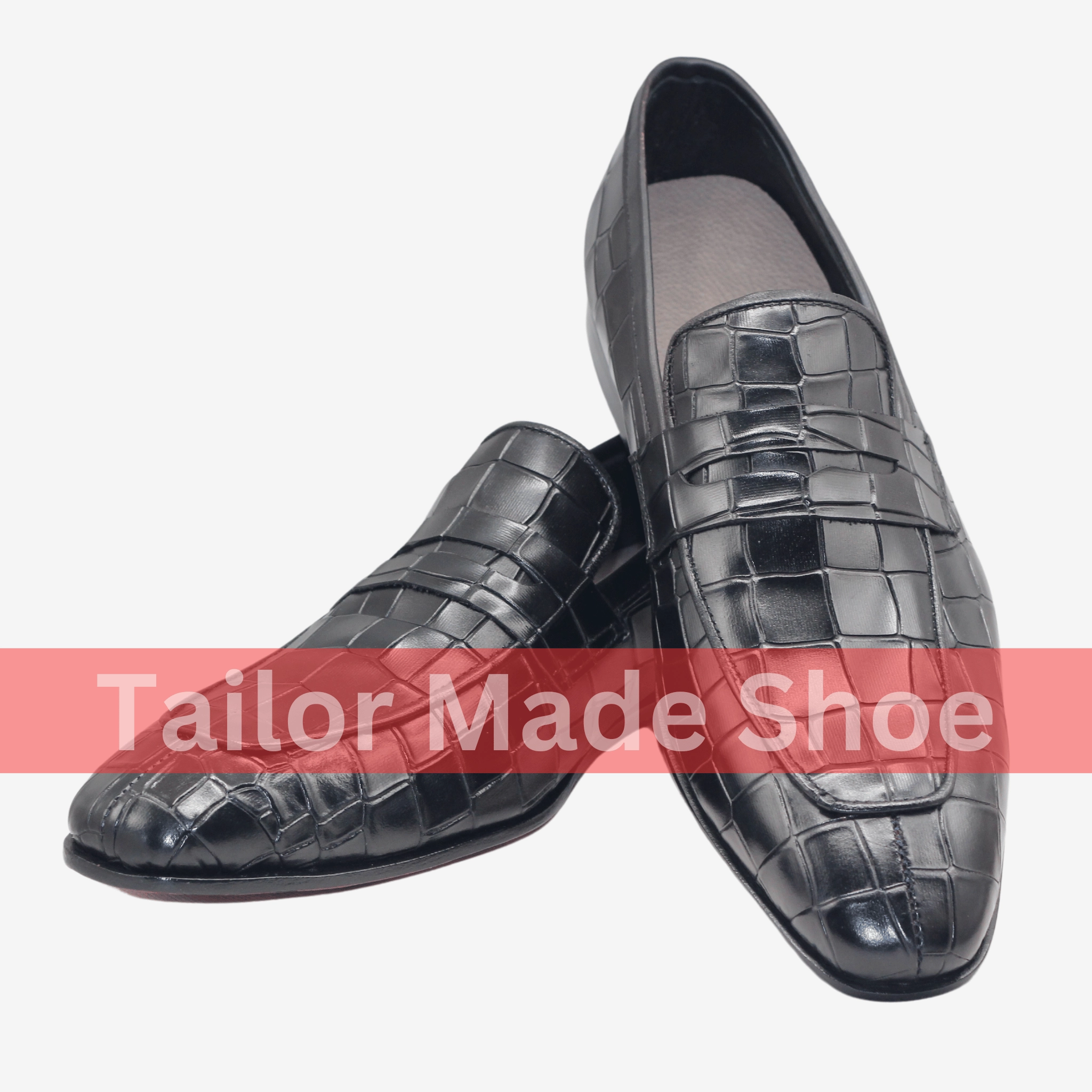 Dockers Sinclair Loafers Artisan-Made Black Leather Shoes - Timeless Slip-On Style - Classic Formal Style Bespoke Handmade Premium Quality Shoes Loafers Men's Shoes