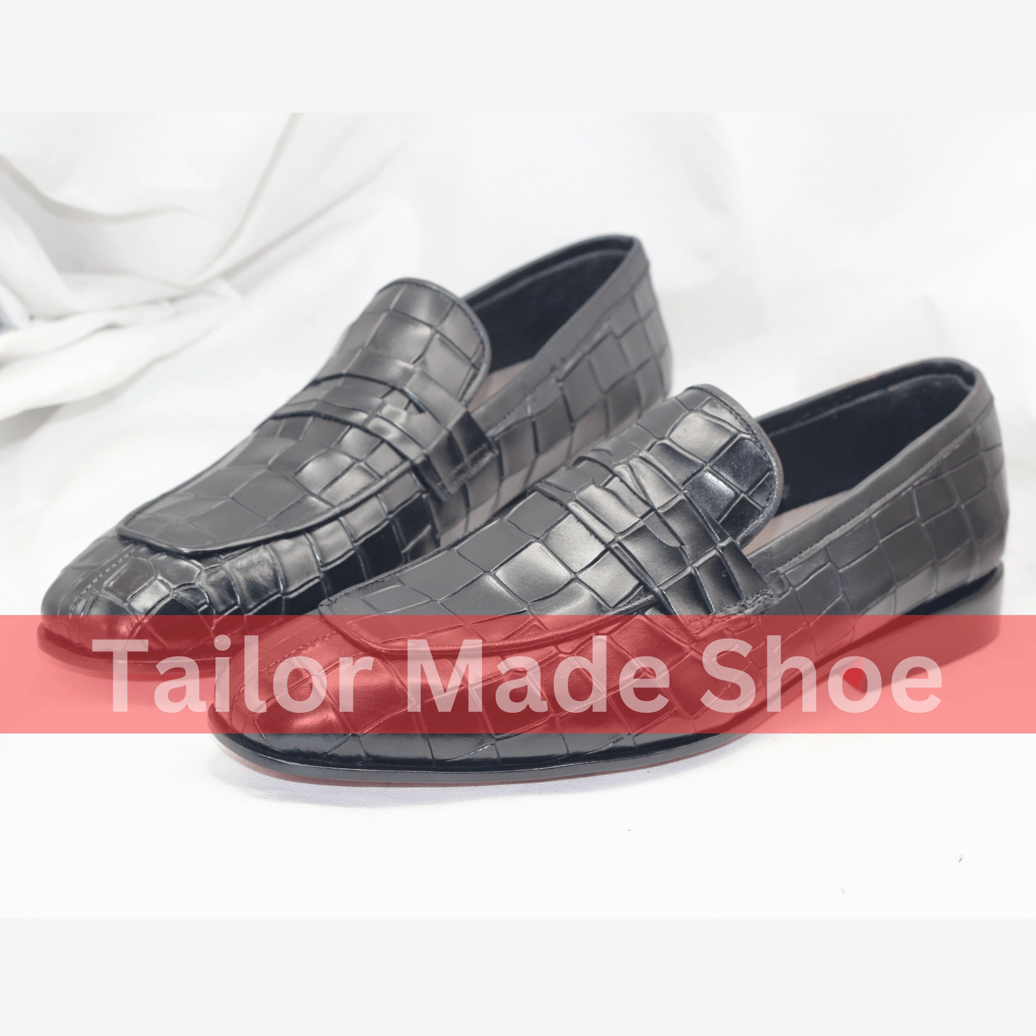 4.zerogrand Penny Loafers Artisan-Made Black Leather Shoes - Timeless Slip-On Style - Classic Formal Style Bespoke Handmade Premium Quality Shoes Loafers Men's Shoes
