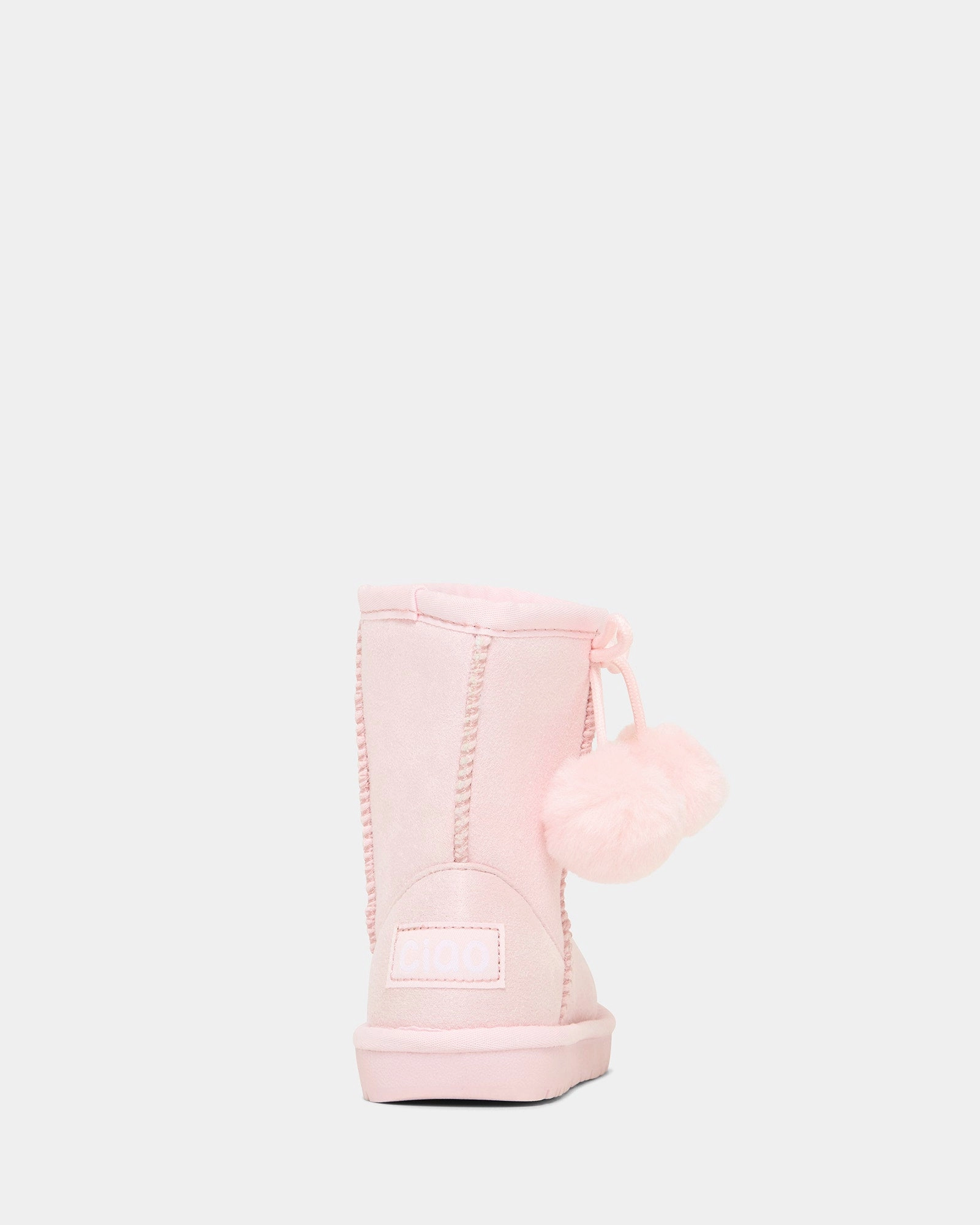 Chilly Pompom Pink Rainbow Mules Slides