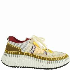 Wanted Shoes Flats Chlo Nama Sneakers in Light Khaki