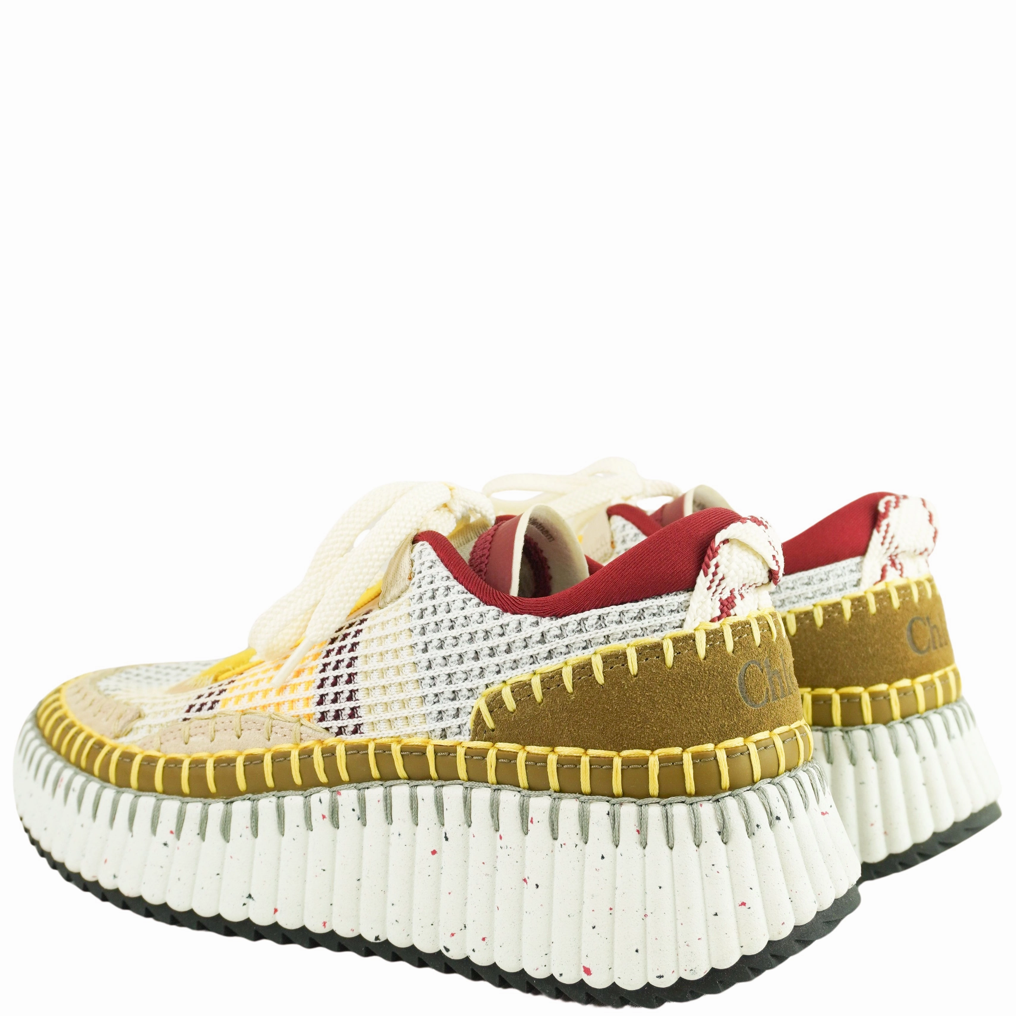 Chlo Nama Sneakers in Light Khaki Flat Shoes Trample