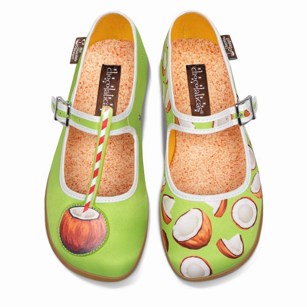 Chocolaticas Coco Women's Mary Jane Flat Squatting Shoes