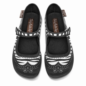 Chocolaticas Havana Zebra Women's Mary Jane Flat Shoes Good Shoes For Flat Wide Feet