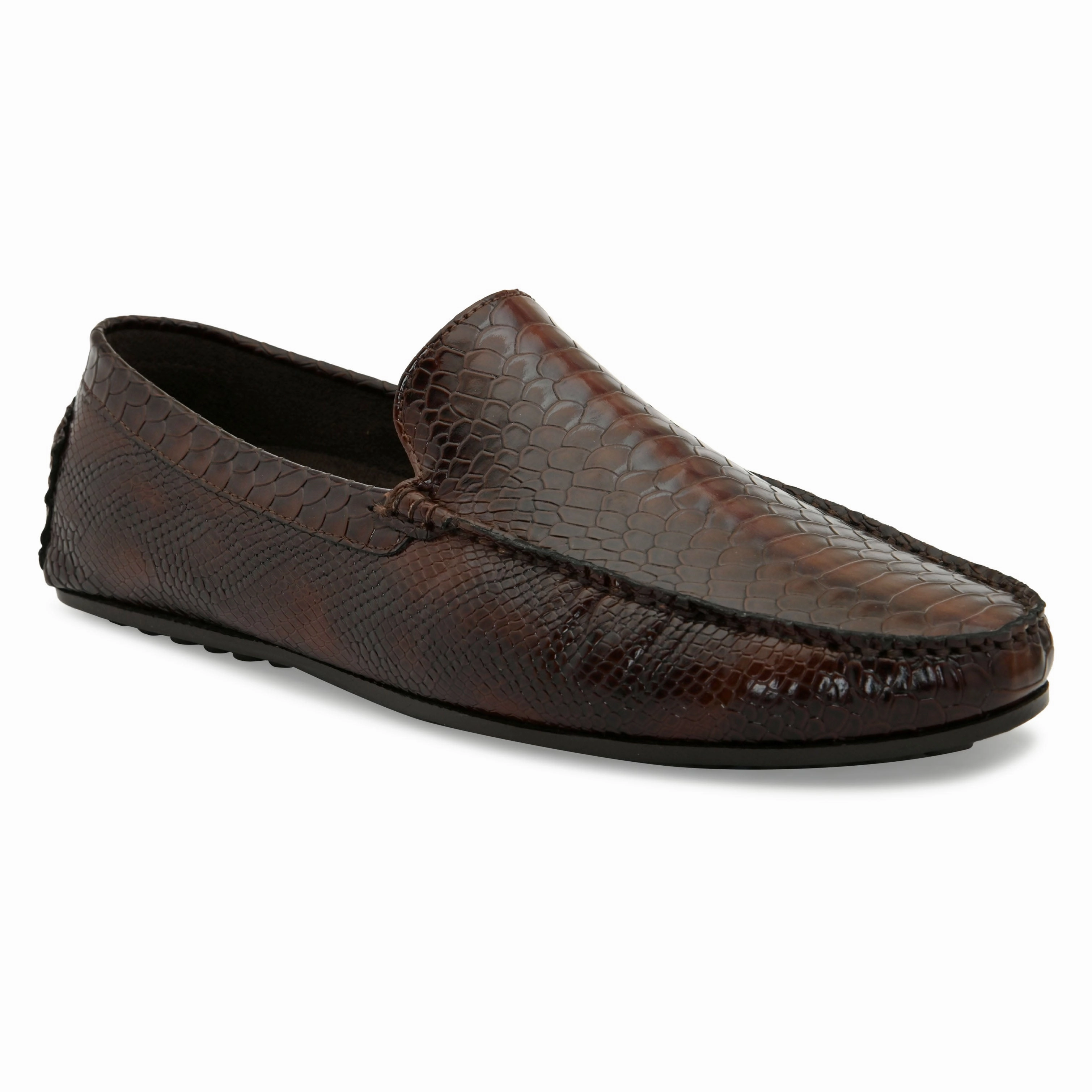 Interlocking G Loafers Chord Brown Driving Loafers