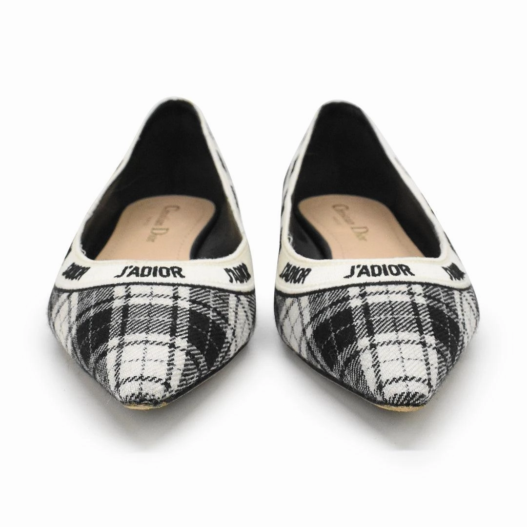Christian Dior Flats - Women's 36.5 Patterned Flat Shoes