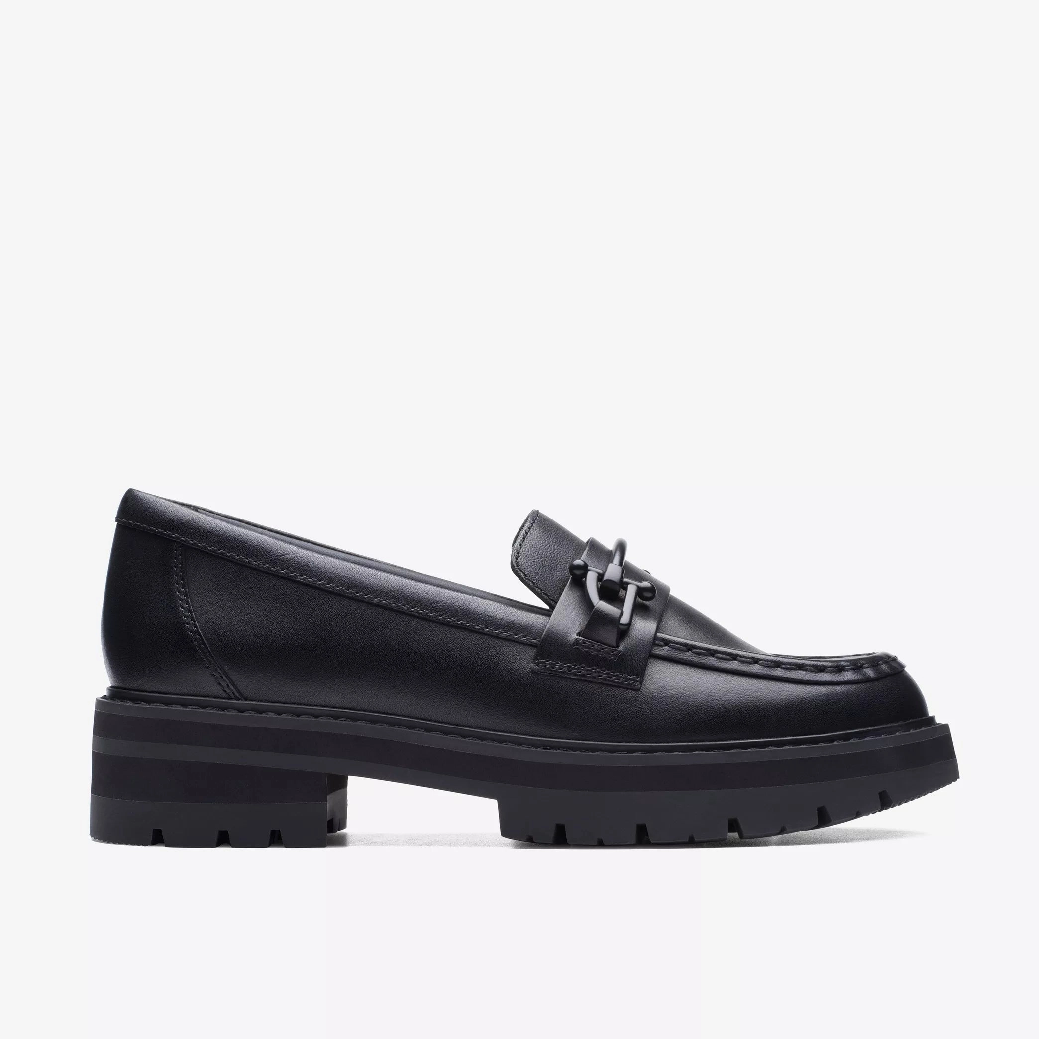 CLARKS | CASUAL SHOES | WOMEN | ORIANNA BIT BLACK LEATHER | BLACK Wendy Funk Mono Slip-on Casual Shoes