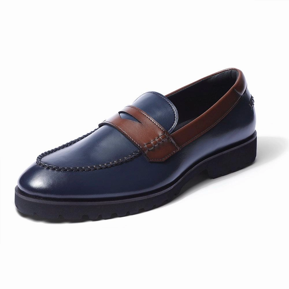 Triangle-logo Slip-on Loafers Windon Featherlite - Blue Penny Chunky Loafers