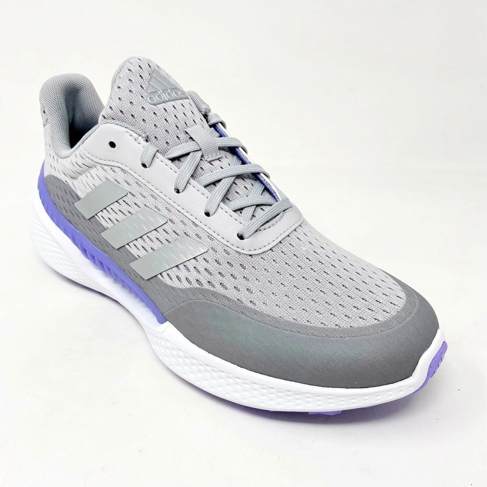 Adidas And Pharrell Shoes Adidas Summervent Grey Silver Purple Womens Spikeless Golf Shoes GV9749