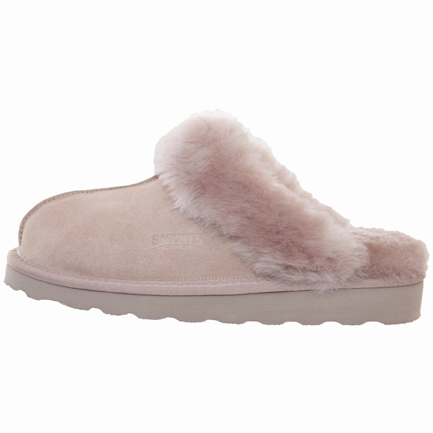 Smith's Work Wear Geninue Plush Australian Shearling & Suede Mule Slippers Womens Style : Wsm30020 Cow Print Slippers