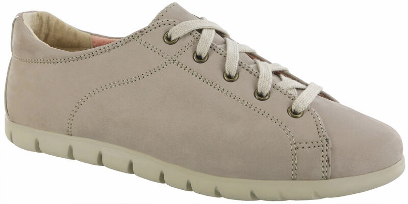 SAS Solstice II Desert Taupe Flat Lace Up