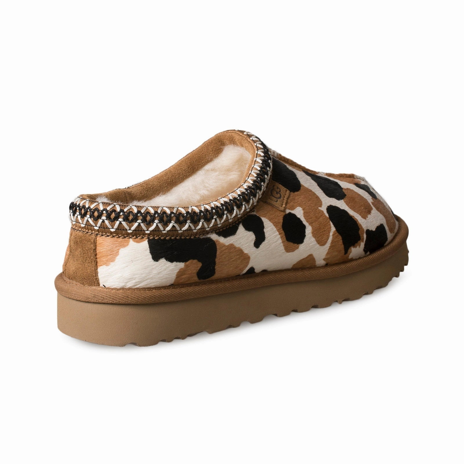 Lord Of The Rings Slippers UGG Tasman Cow Print Chestnut Slippers - Men's