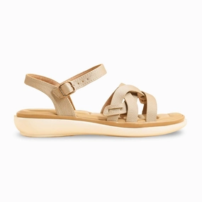 Bronze Casual Sandal For Ladies CL5490 Best Shoes For Nurses