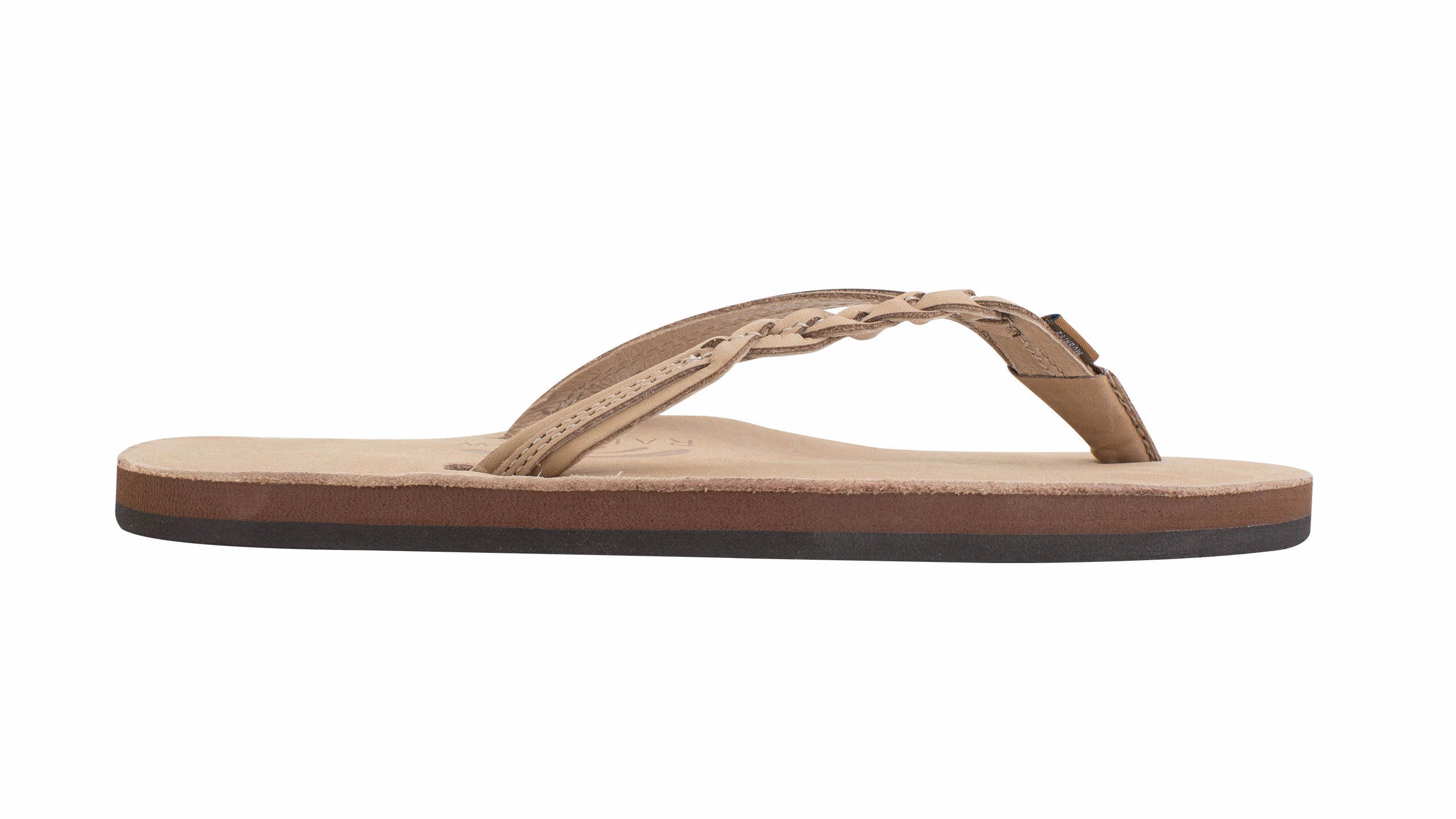 Flip Flops Wide Flirty Braidy Sierra Brown