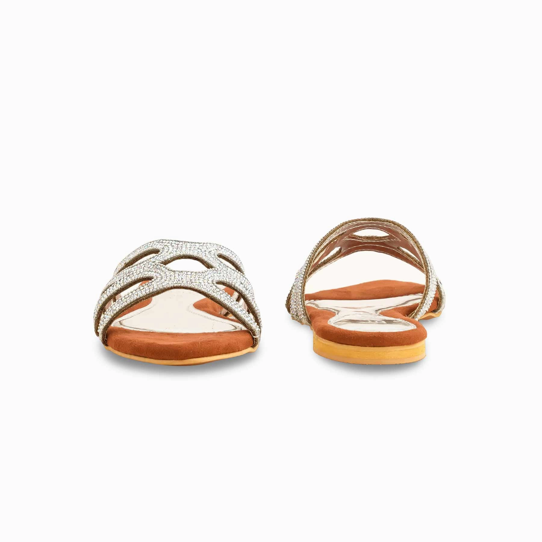 Coffee Fancy Slipper For Ladies FN7932 Bread Slippers