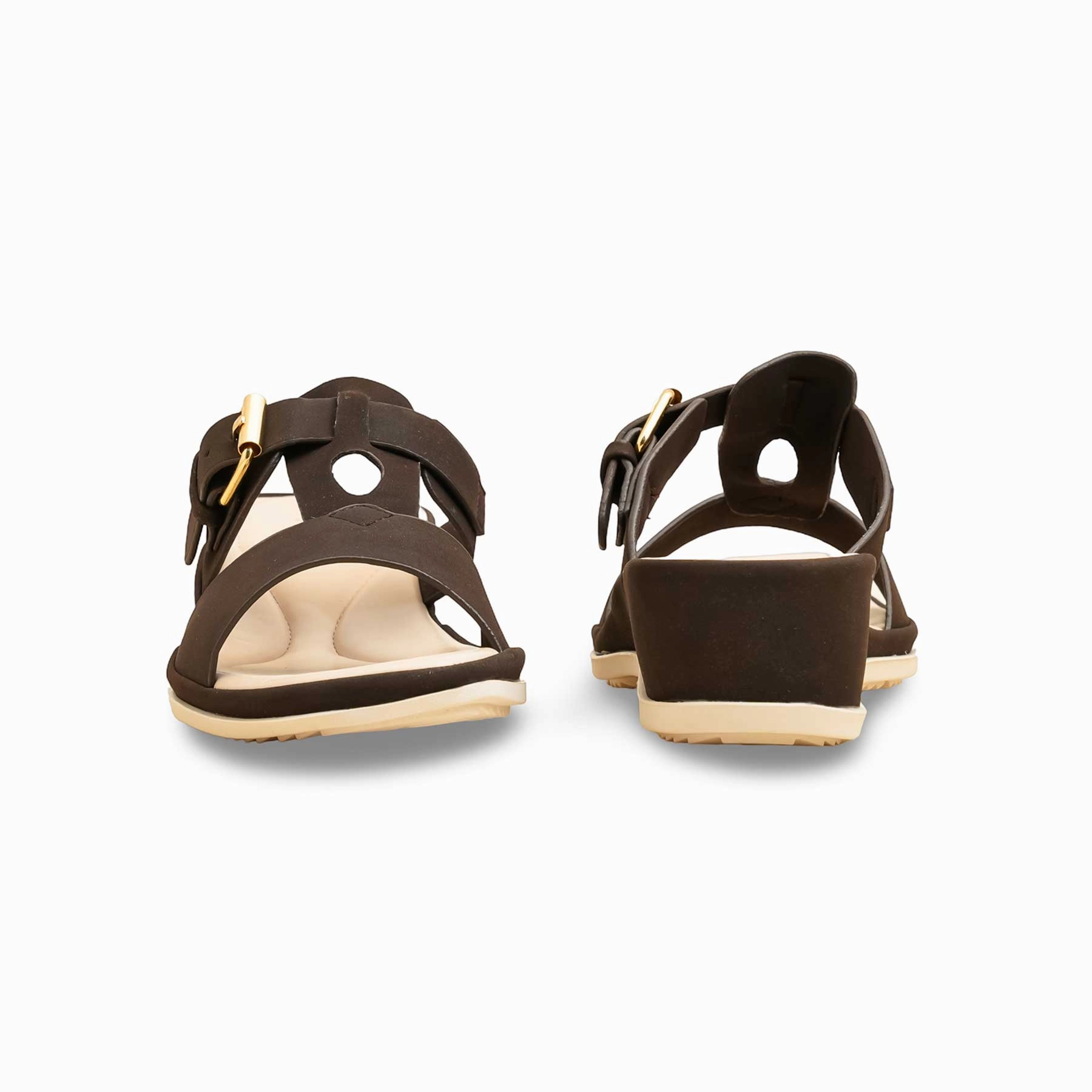 Coffee Formal Slipper PU0611 Slippers High Arch