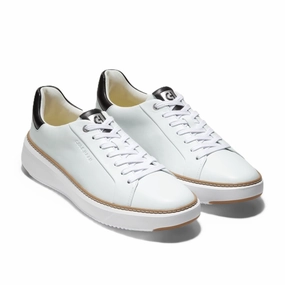 Cole Haan Men's Grandpro Topspin Optic White / Black Sneakers Shoes Sneakers Size 3