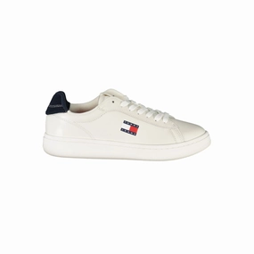 Best Sneakers For Cross Training Tommy Hilfiger White Leather Women Sneaker