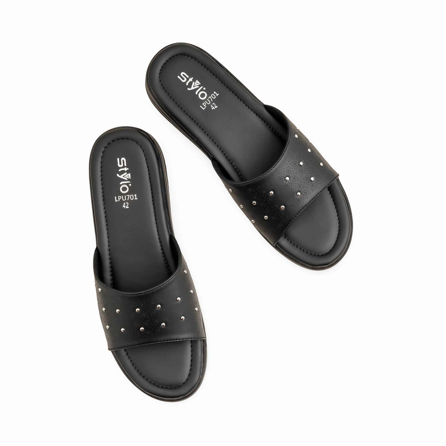 Black Formal Slipper LPU701 Jack Skellington Slippers