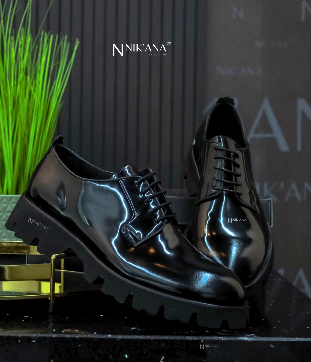 Best Dress Shoes For Feet iLVi022-Lace up: Black