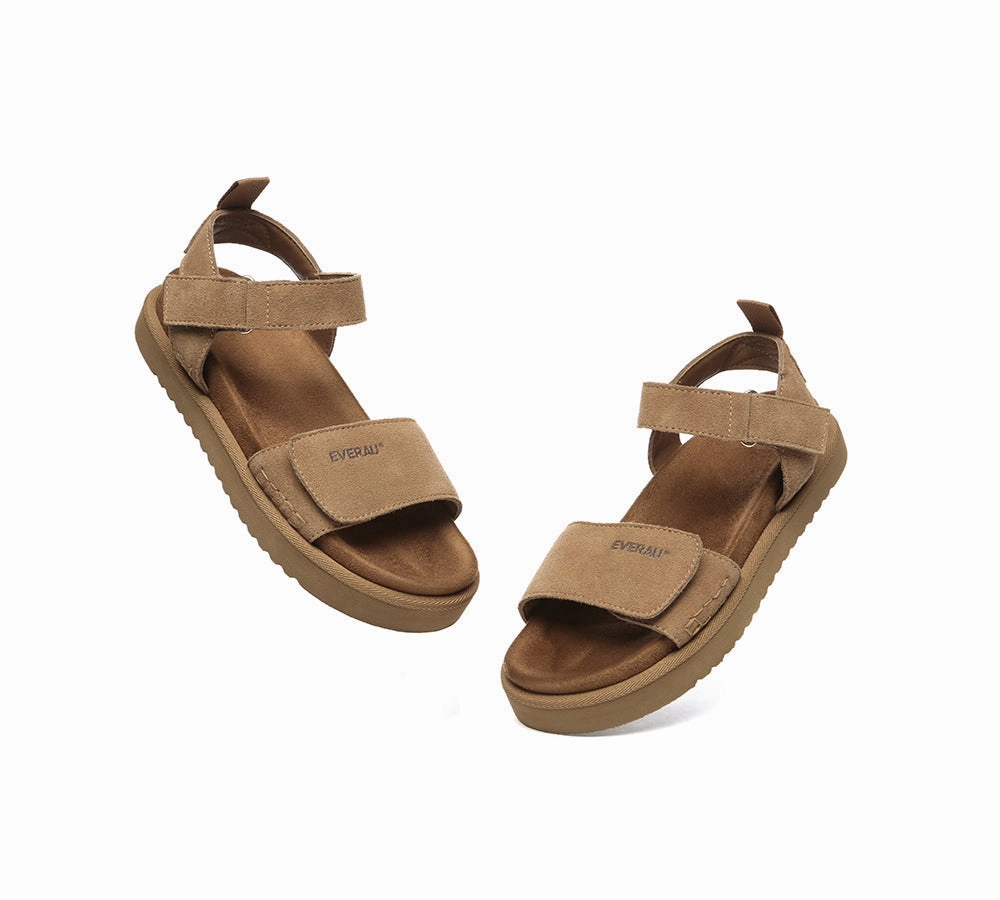 EVERAU Women Adjustable Hook and Loop Slingback Summer Sandals Carla Camping Sandals