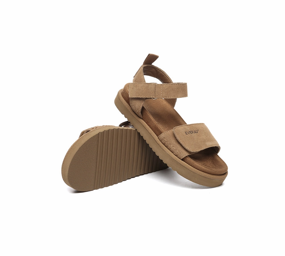 EVERAU Women Adjustable Hook and Loop Slingback Summer Sandals Carla Ta Portal Sandals