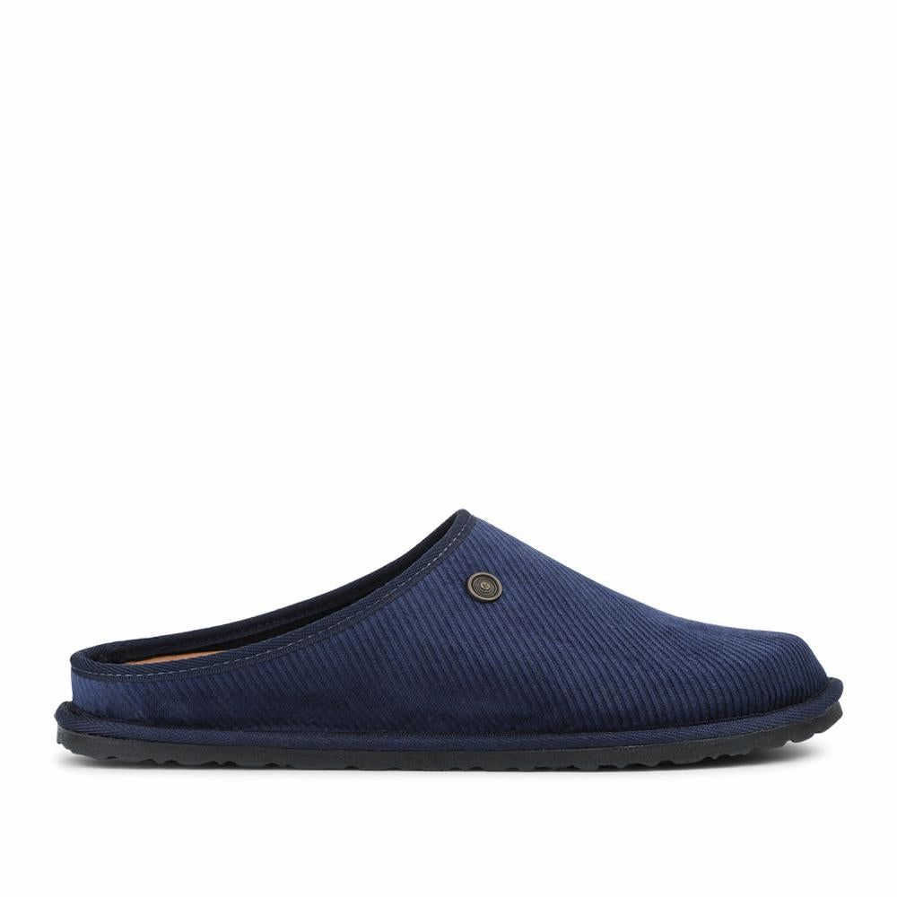 Knock Off Ugg Slippers Slip-On Mule Slippers With Grip Sole - INB42002 / 328 239 - Navy