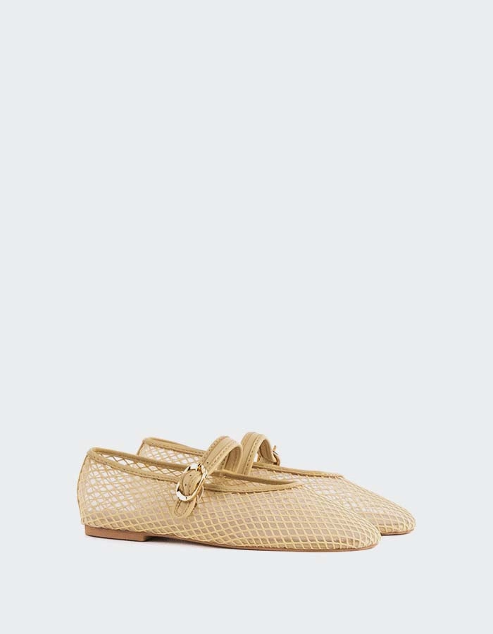 Flat Bike Shoes Meshu Nude Mesh