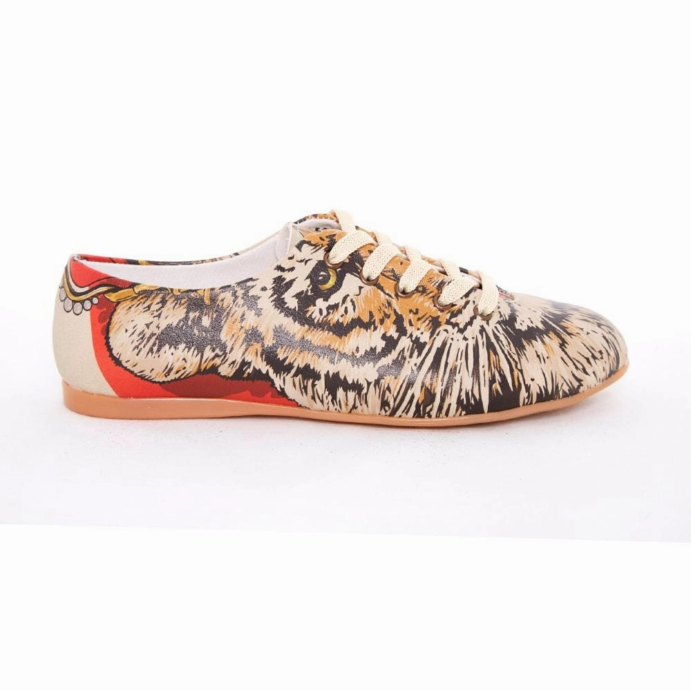 Tiger Ballerinas Shoes SLV070 Flat Pointed Shoes