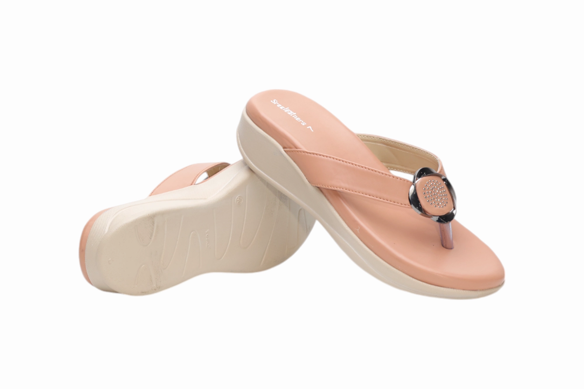 Comfort Ladies Chappal 26599 Flat Mules Shoes Outfit