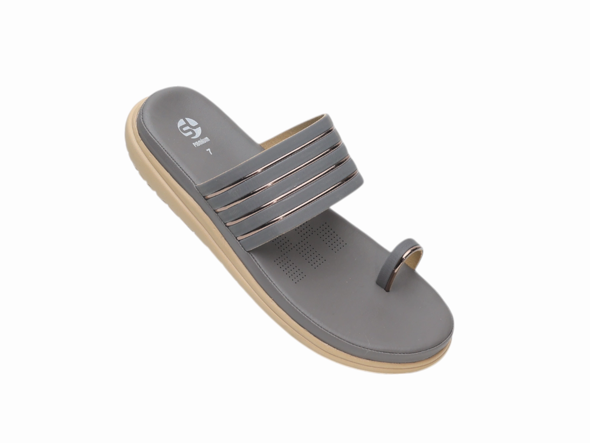 Comfort Ladies Chappal 57166 Size 8 Flat Shoes