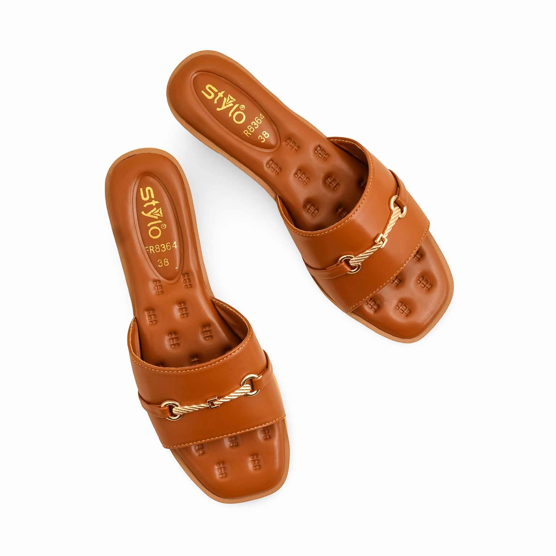 Slippers For Diabetic Mustard Formal Slipper FR8364