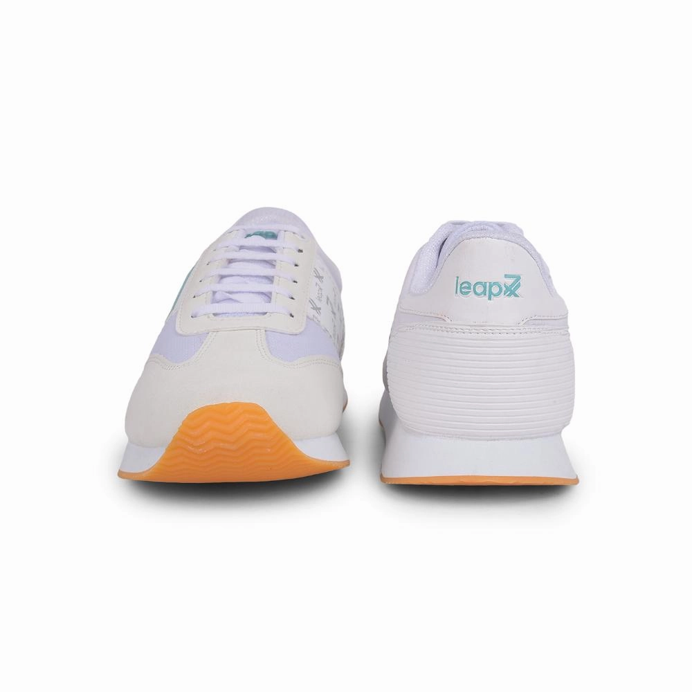 Casual Work Dress Shoes Leap7x Casual White Lacing Sneakers For Men BACKAM-1E By Liberty