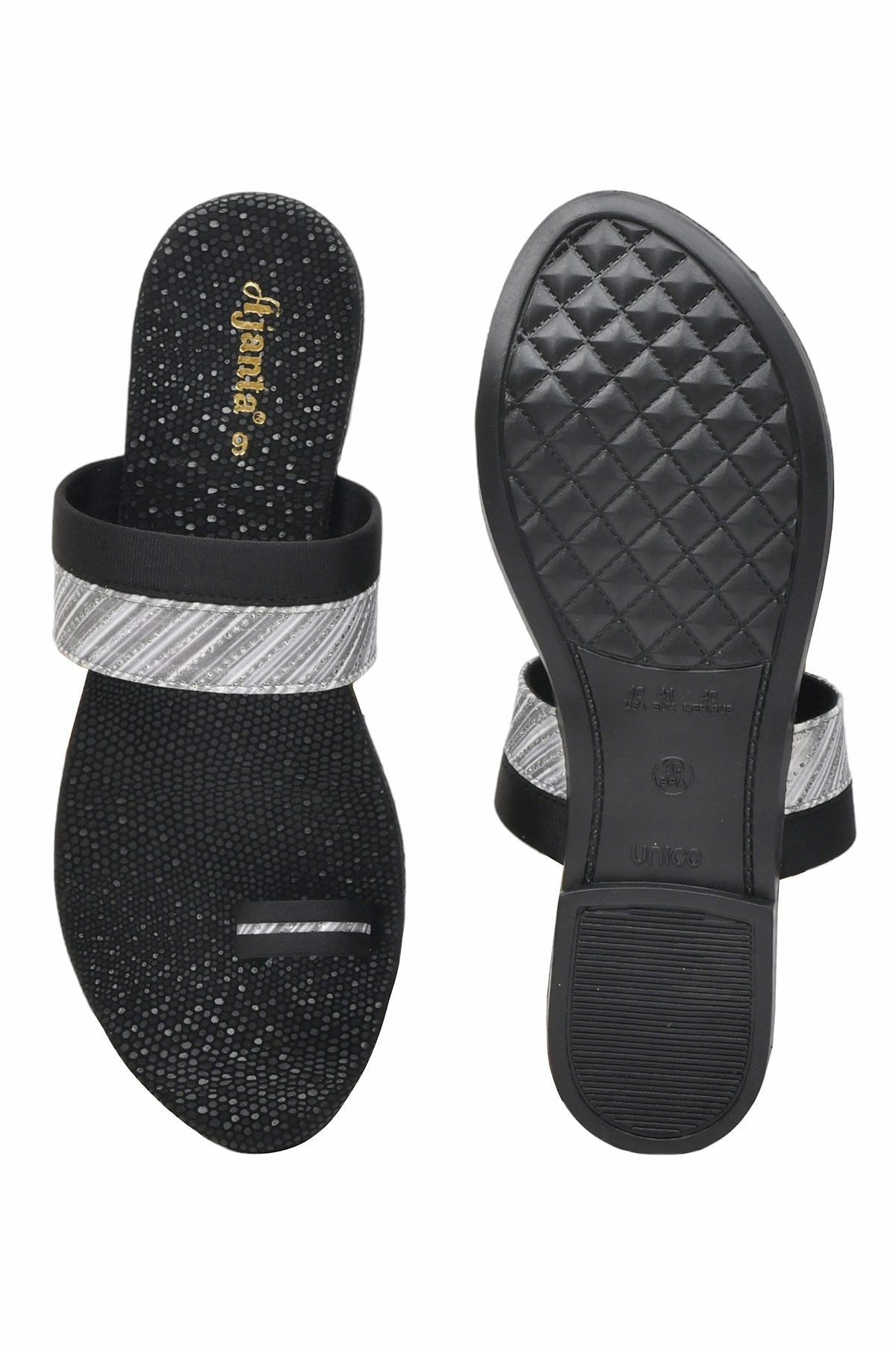 Ajanta Women Flat Sandal EL2008 Enclosed Flat Shoes