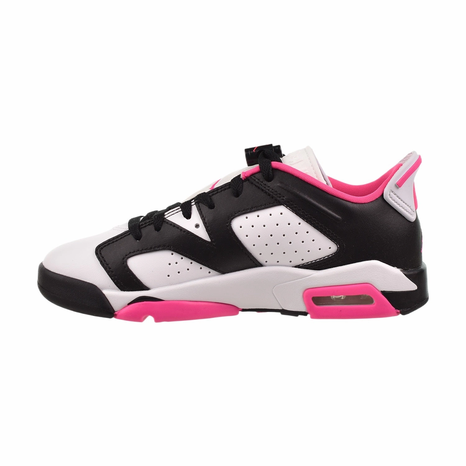 Air Jordan 6 Retro Low (GS) Big Kids' Shoes Black-White-Fierce Pink Asics Gel-pulse 13 Running Shoes