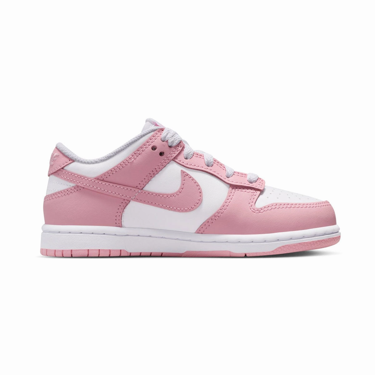 Nike Dunk Low 'White Medium Soft Pink' Little Kids' Shoes Asics Court Flytefoam 3 Novak Tennis Shoe