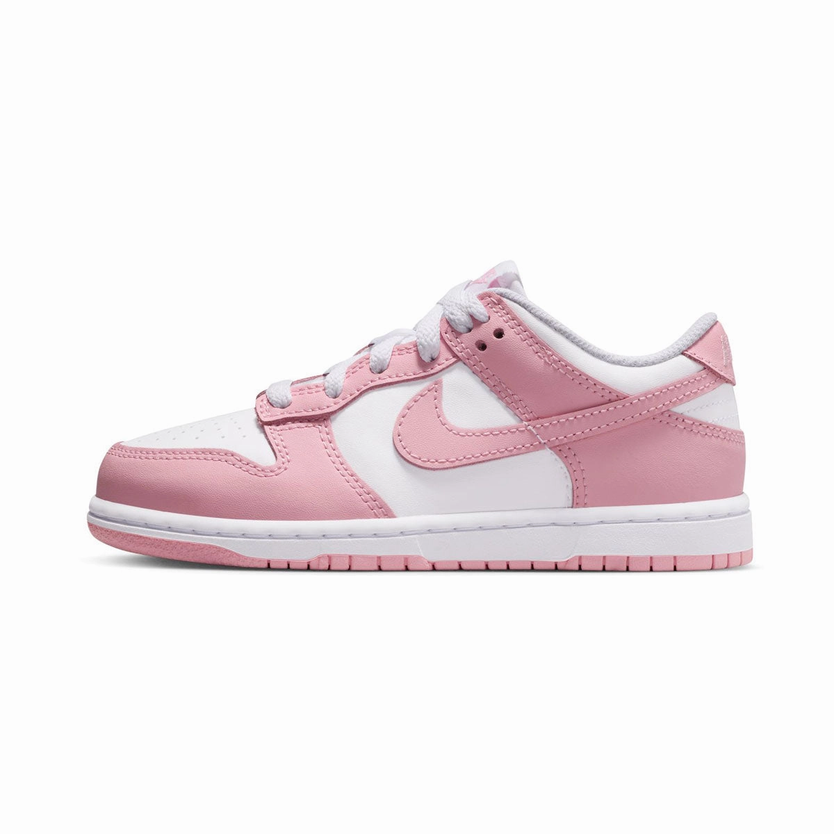 Nike Dunk Low 'White Medium Soft Pink' Little Kids' Shoes Asics Shoe Types