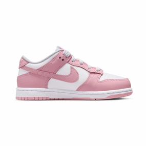Nike Dunk Low 'White Medium Soft Pink' Little Kids' Shoes Asics Shoes Flat Feet