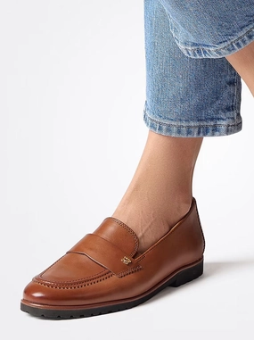 Dominica tan Platfrom Loafers