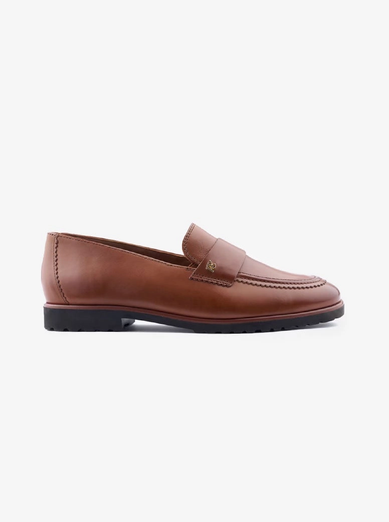 Dominica tan Hunter Rubber Loafers