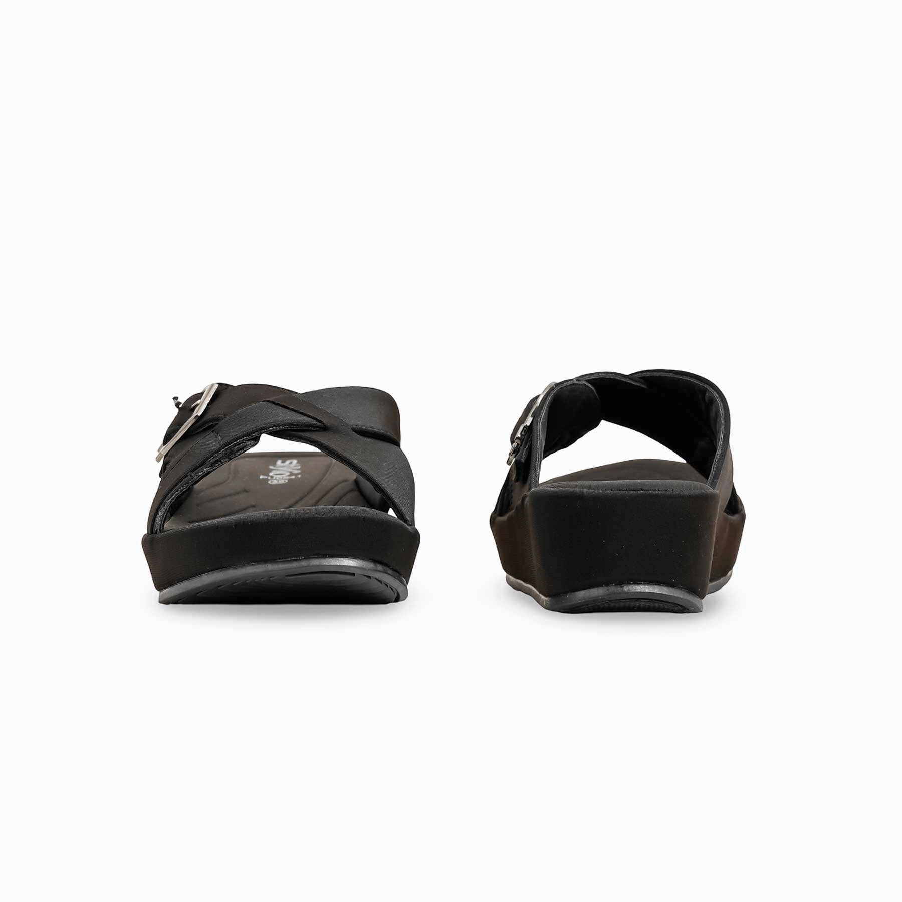Black Formal Slipper PU0541 Shoes That Look Like Slippers