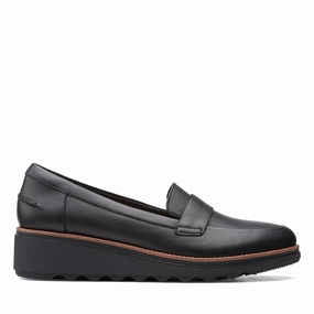 CLARKS | WOMEN LOAFERS | SHARON GRACIE BLACK SOFT | BLACK  All Saints Loafers