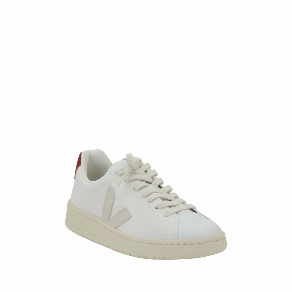 Veja White Calf Leather Bos Taurus Low Top Sneakers Shoes For Nurses With Flat Feet
