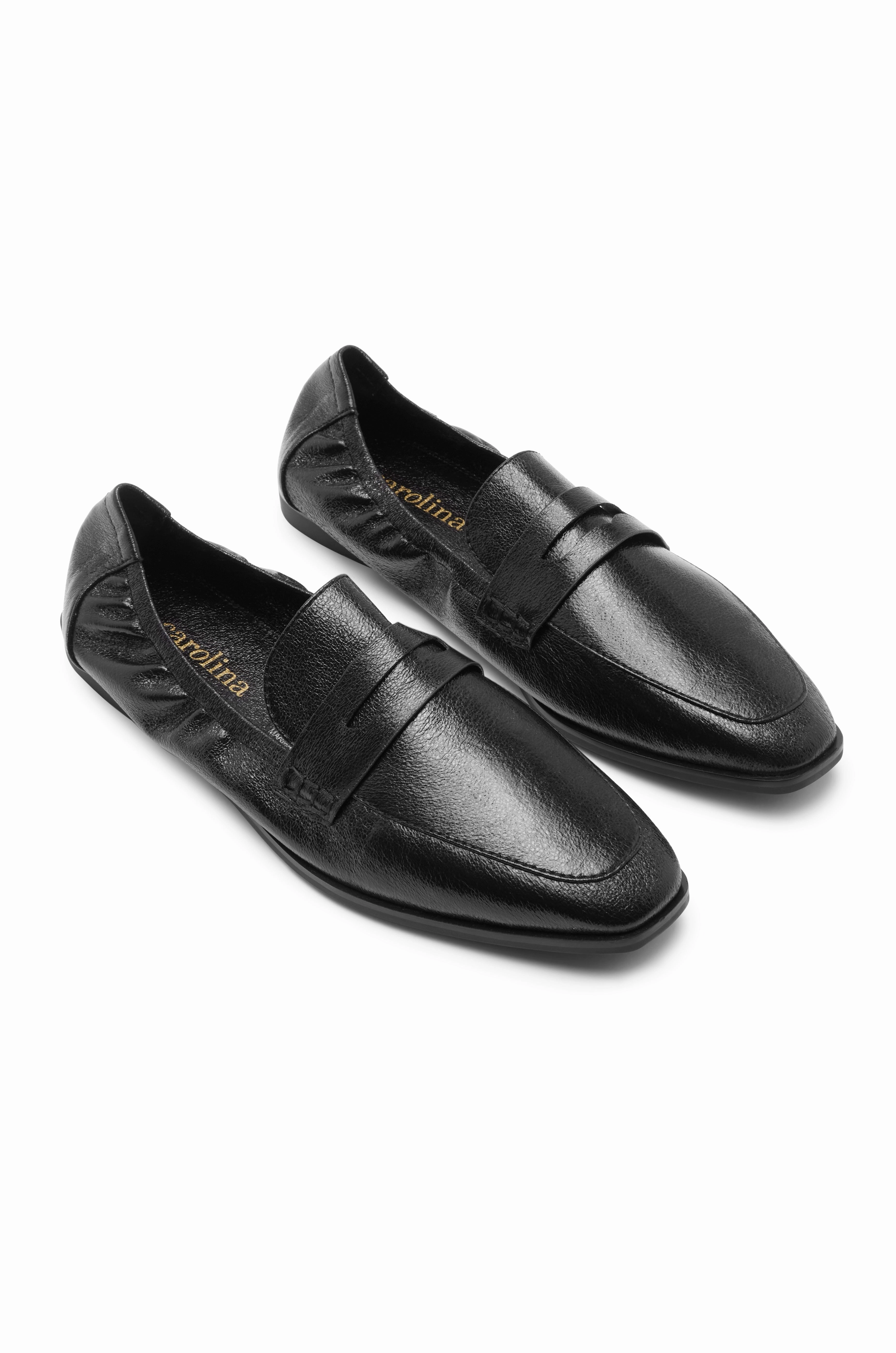 Sonia Loafers Black Braided Loafers