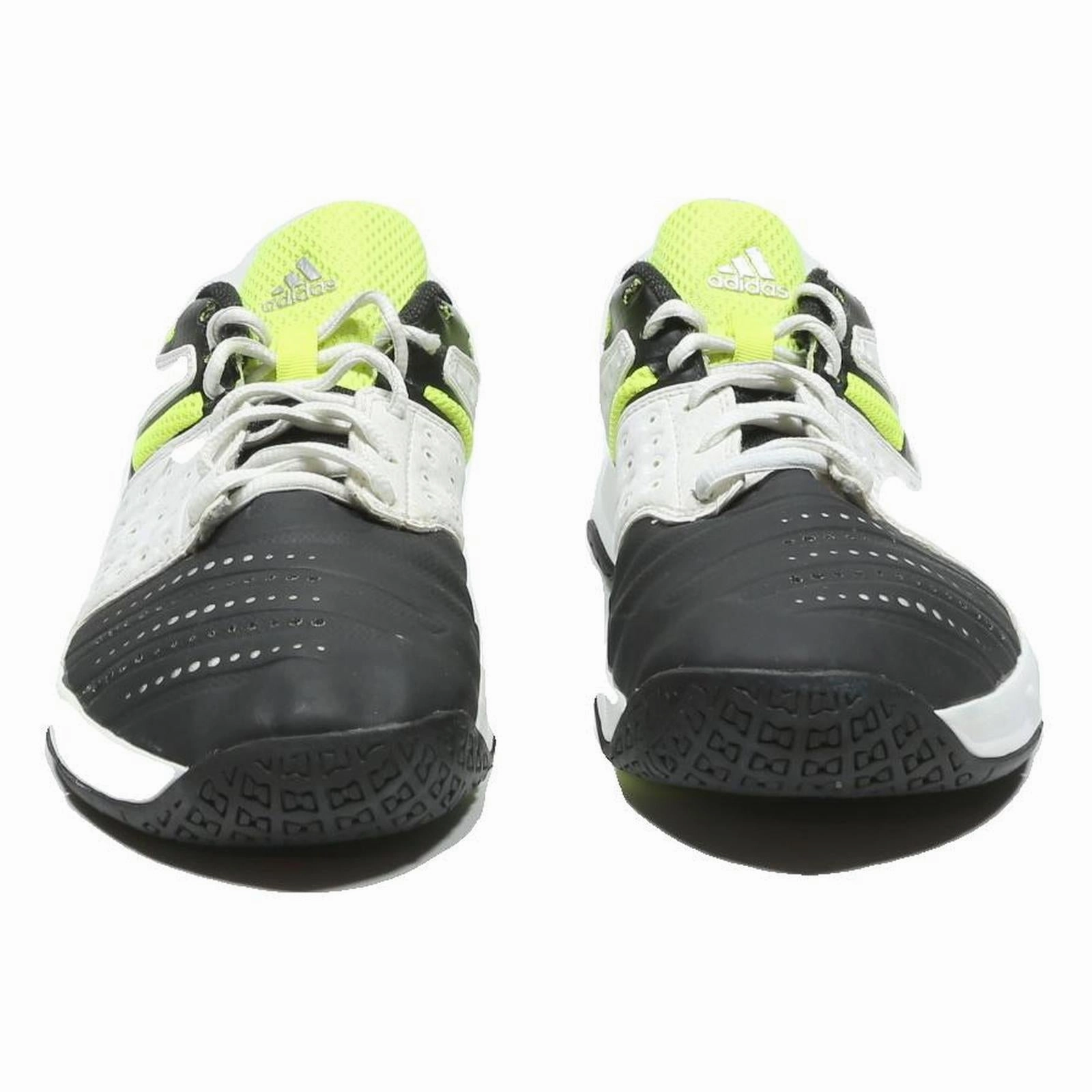 ADIDAS Court Stabil Mens Low Top Trainers White Black & Yellow Synthetic UK 7.5 Adidas Tech Response Sl Golf Shoe