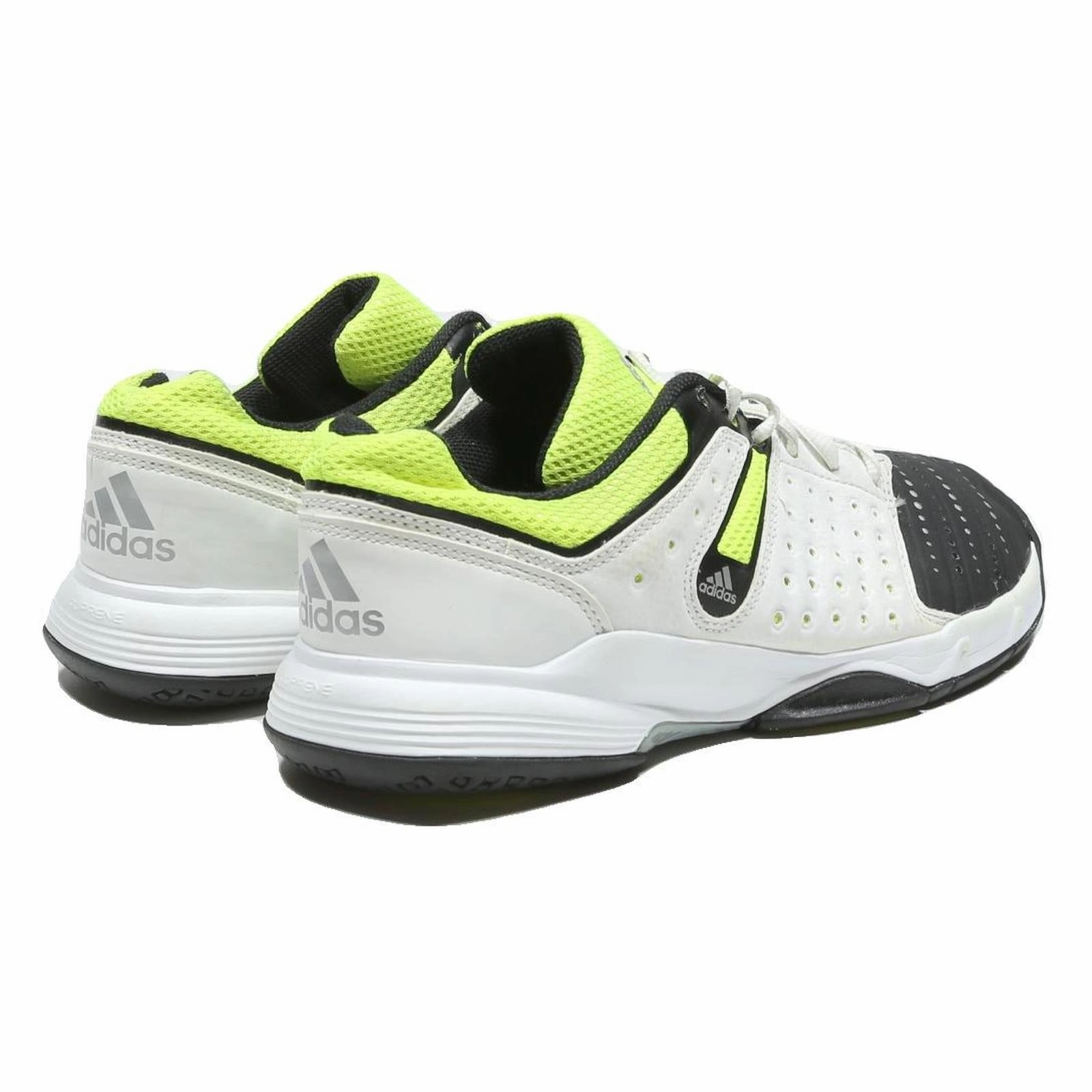 ADIDAS Court Stabil Mens Low Top Trainers White Black & Yellow Synthetic UK 7.5 Adidas Shoes Online Amazon